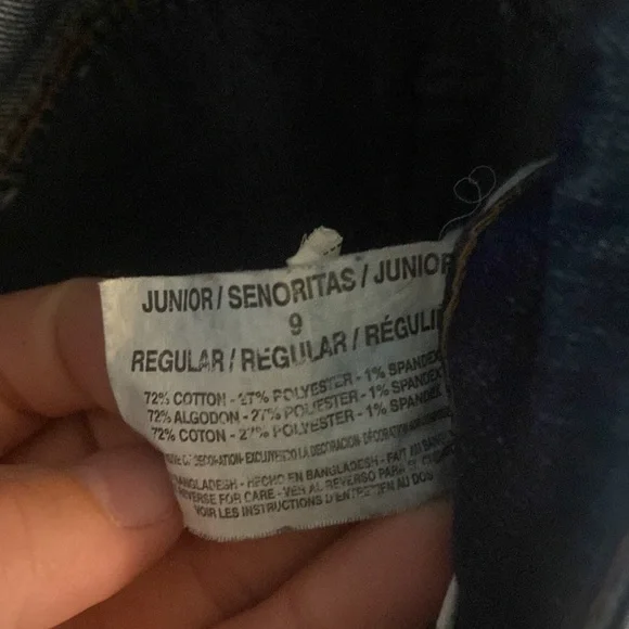 L.e.i Sophia Hipster Flare Jeans| Junior sz 9 - Picture 3 of 3